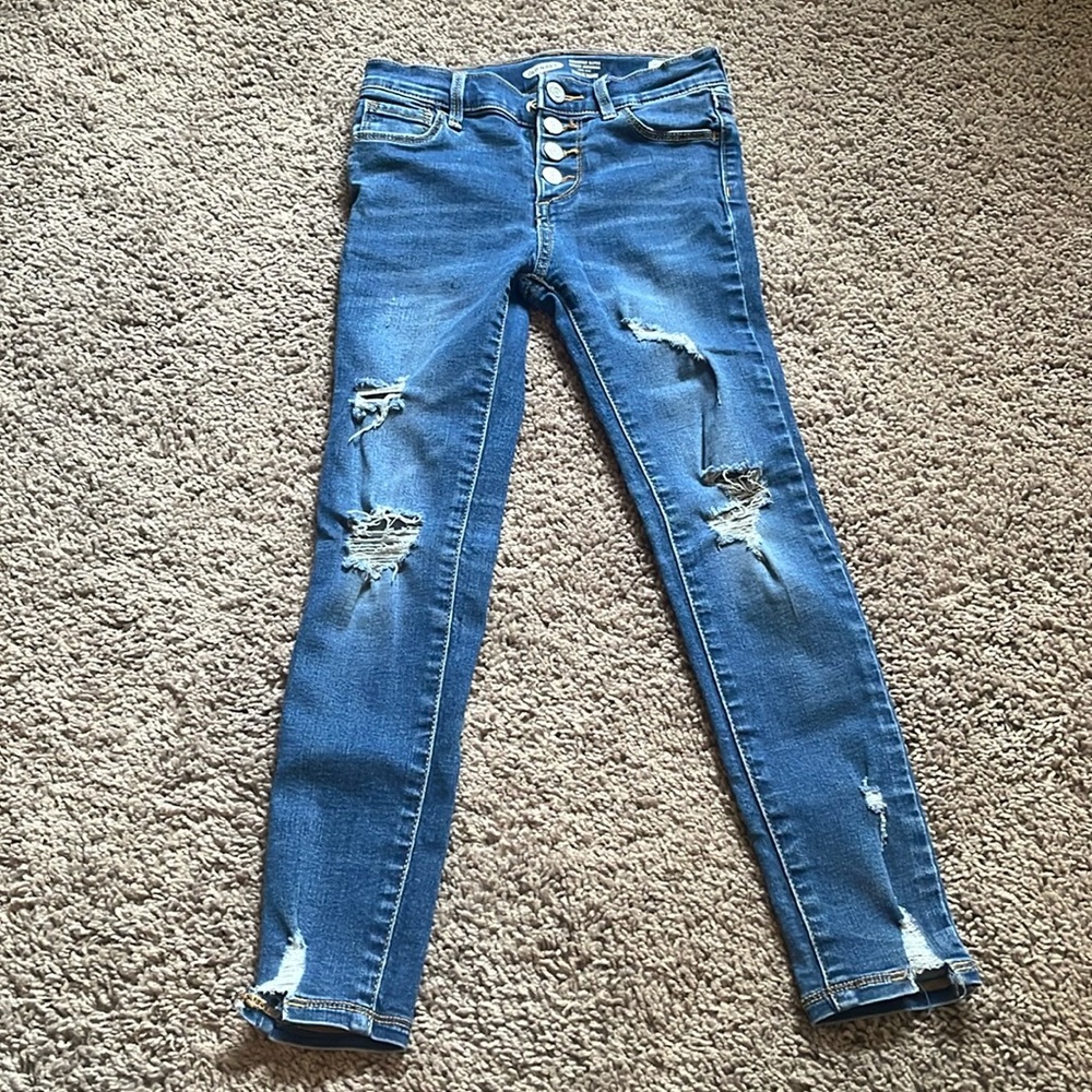 Old Navy Rockstar Super Skinny Girls Denim Size 7